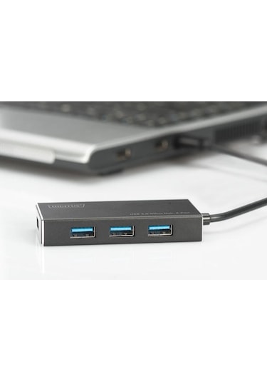 Digitus Da-70240-1 4 Port USB 3.0 Çoklayıcı (Güç Adaptörlü)