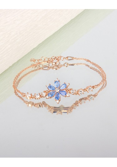 925 Ayar Gümüş Nergis Çiçeği Bileklik N11.3486