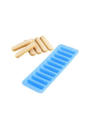 1 Adet Silikon Buz Çubuğu Kalıbı Ekmek Bisküvi Mafen Cup Kek Kalıbı Mutfak Pişirme Tepsisi Yüksek Sıcaklık Pişirme Aletleri Yeşil