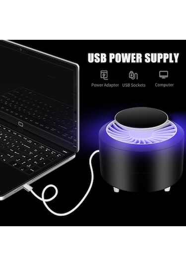 Bloomnest Zehirsiz Elektronik Led Böcek Yakalayıcı, 360 İç Mekan Sivrisinek Ve Haşere Öldürücü Lamba