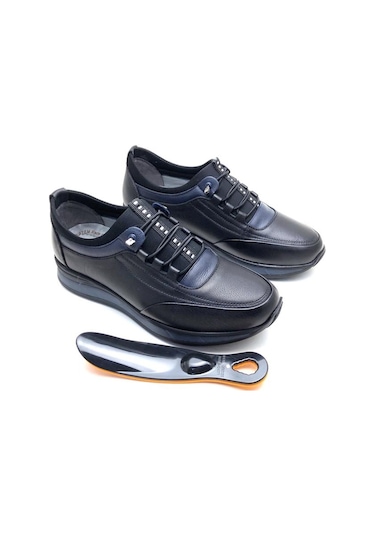 Derilax  Hakiki Deri Tam Ortopedik Erkek Ayakkabı Siyah