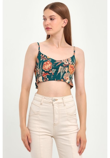 Alexandergardı Desenli Askılı Büstiyer B23-0069 001