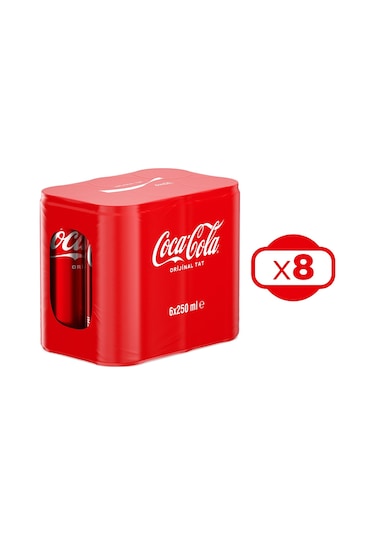Coca Cola 8'li 6 x 250 ML