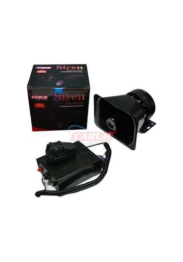 12v Profesyonel Electronıc Siren Megafonlu 3 Sesli 100 W