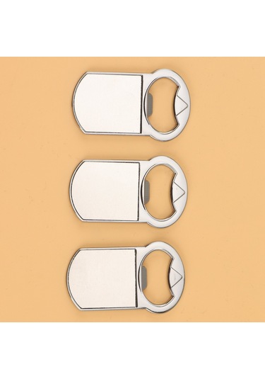 Gatherco 10 Adet Süblimasyon Boş Şişe Açacağı Metal Şişe Açacağı Buzdolabı Mıknatısı Kare Diğer