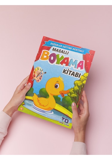 Değerler Eğitimi Destekli Masallı Boyama Kitapları 5'li Takım