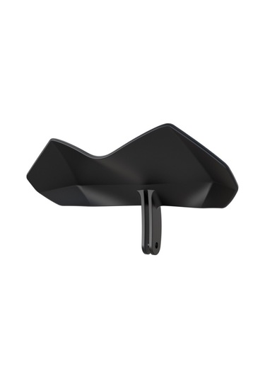 Sones Motosiklet Cep Telefonu Tutucu Güneş Ve Yağmur Koruması Genişletilmiş Deflektör Kanadı, Renk: Siyah