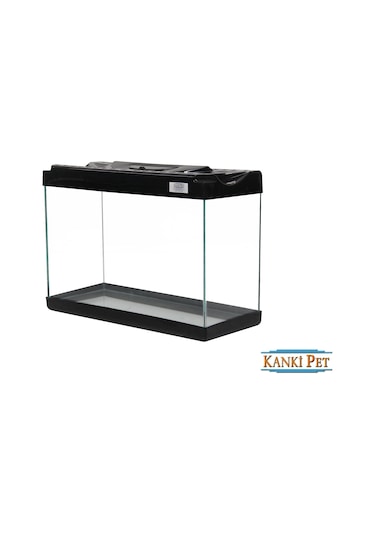 Kanki Pet KP5018 Renkli Kapak Akvaryum Siyah