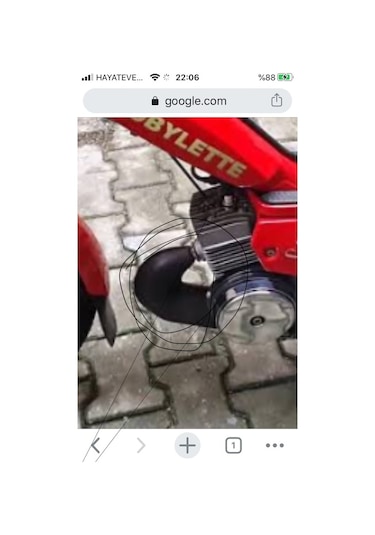Mobylette Av10 Eksoz Tüm Somunlu Modeller  Kalite