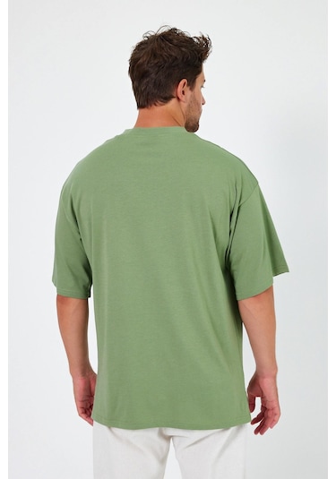 Alexander Gardi Alexandergardı Yırtmaçlı Basic Oversize T-shirt Un-70418 001