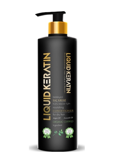 Liquid Keratin Organik Saf Keratinli Saç Bakım Kremi 200 ML