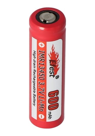 Efest Imr 13450 600 Mah 3.6V - 3.7V li-Ion Pil Düz Pozitif Kutup