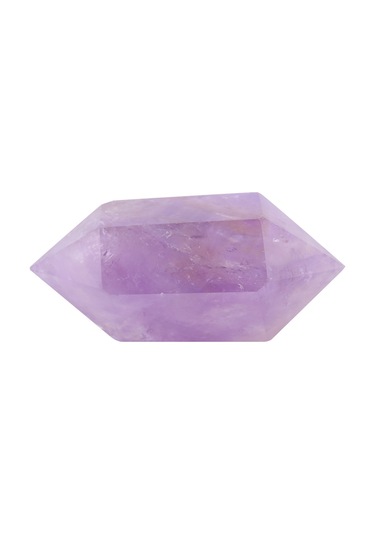 Kangvka Doğal Mor Kristal İki Uçlu Prisma 4-5 Cm - Bitki, Akvaryum Dekorasyonu, Masaaj Ve Kuyumculuk Malzemesi