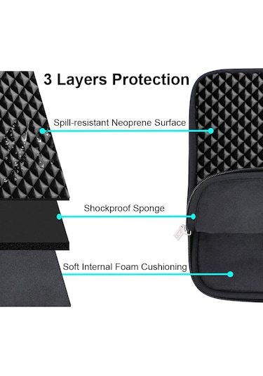 Huawei Macbook Uyumlu Pro 13.3 15.4 İçin Uygun Su Geçirmez Dizüstü Bilgisayar Çantası 11-12.5 İnç İçin Diğer