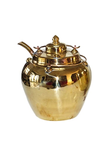 Suntek Şarap Isıtıcı Tencere Mutfak Gereçleri Taşınabilir Altın