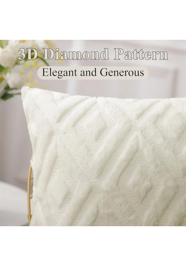 Olanly Yumuşak Minder Örtüsü 45x45 Peluş Yastık Kılıfı Rahat Ev Dekor Atmak Yellow 45x45cm Yellow