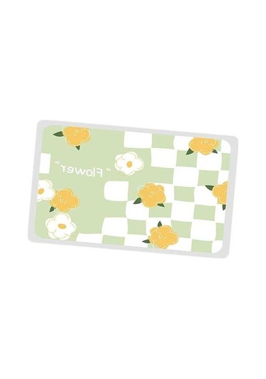 Bosphorusboutique02 Suntek Bulaşık Kurutmalık Mat Dekoratif Yeşil Çiçekler Yeşil Diğer