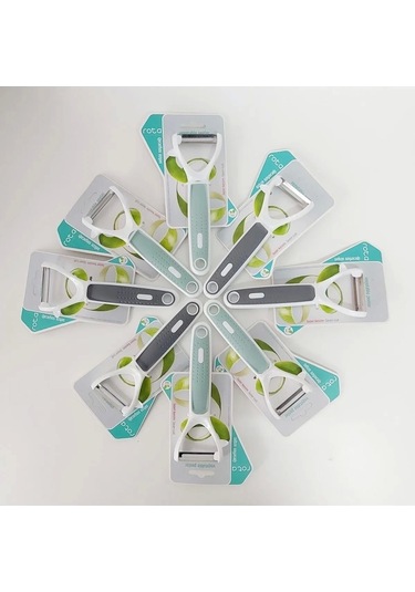 Lazer Kesim "ergonomik Tasarım" Pratik Sebze Meyve Soyacağı Rt501 Çok Renkli