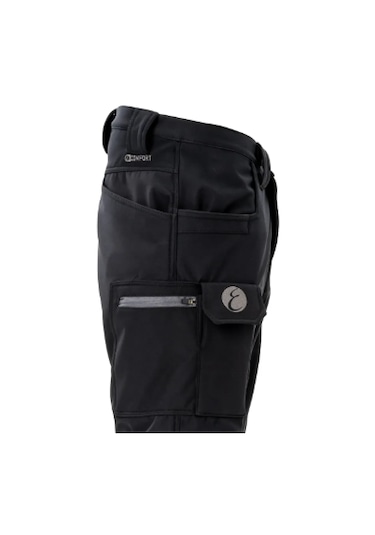Motofit-Emporium Comfort Softshell Polarlı Motorcu Pantolonu Siyah