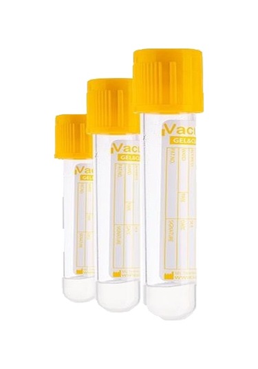 Vacusera Jelli Biyo Kimya Tüpü Sarı 5 ML 100'lü
