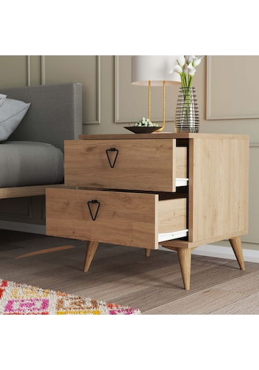 3632 Versace 52x55 2 Çekmeceli Ayaklı Komodin Sepet