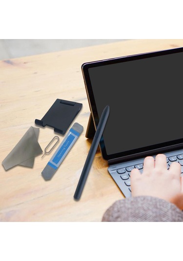 Suntek Dokunmatik Kalem Taşınabilir İnce Uçlu Stylus Tab Mavi