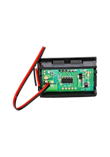 0.56 İnç Dc 0-100v Dijital Voltmetre Panel Tipi Mavi Renk 3 Telli