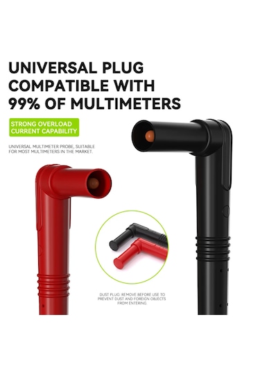 Luoweı Lw-315 Multımetre Prob Yedek Vidalı Başlıklı
