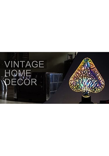 Geeroyoo E27 Led Renkli Atışlı Kalp Işığı, Cam Ve Aluminyum Gövde, 4w 500lm, 85-265v, 50000 Saat Ömür Gümüş