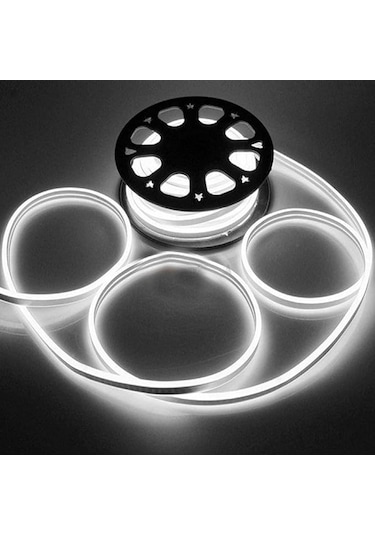 220 Volt Neon Led Beyaz 5 Mt Ip65 Beyaz