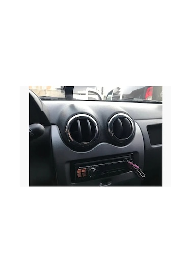 Dacia Duster 2010-2018 Arası Krom İç Havalandırma Çerçevesi 4 Parça Dcsiçhv00000001
