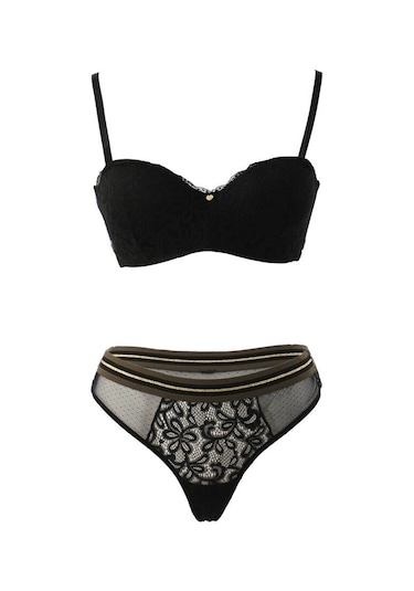 Pierre Cardin Kadın Straplez Soft Push Up Sütyen Takımı