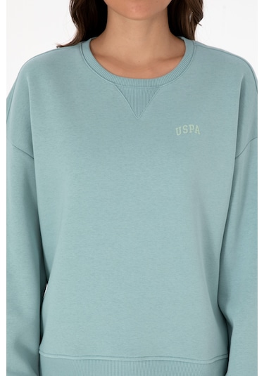 U.s. Polo Assn. Kadın Mint Sweatshirt 50313586-vr090 Mint