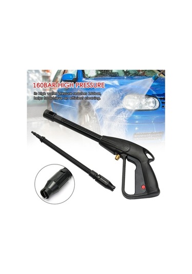 Pazly Yüksek Basınçlı Su Püskürtme Tabancası M14, 160bar, Uzun Direk, Dayanıklı Temizleme Aracı
