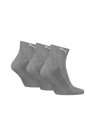 Puma Unısex Quarter 3lü Çorap 938581 03 Gri