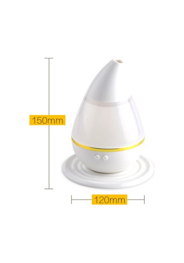 Moveevo Usb Minyatür Damla Nemlendirici 250ml - Renkli Işık, Sessiz Sprey, Hava Temizleme Ve Aromaterapi Fonksiyonu