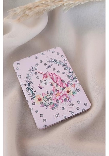 Ayna Makyaj Aynası At Kafası Model Cep El Aynası Çanta Seyahat Taşınabilir Çok Renkli