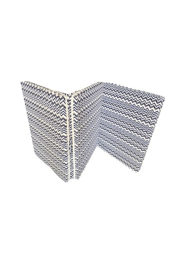 Viphomeconceptltd Katlanır Yatak Yer Yatağı Sünger Tek Kişilik 80X180 Lacivrtzikzak