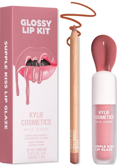 Kylie Glossy Lip Kit Dudak Kalemi Ve Parlatıcı Set Kylie 808 Kylie