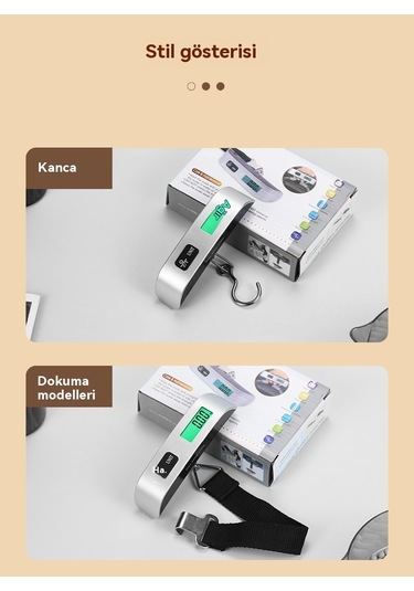 Jian Fan Taşınabiler Elektronik Taşın Terazi Siyah