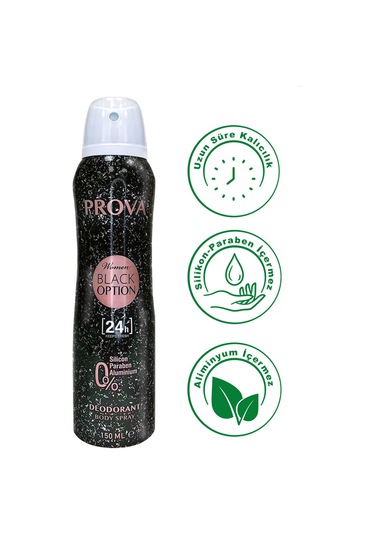 Prova Black Option Kadın Deodorant 3 x 150 ML