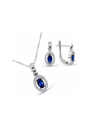Argentum Concept - Zirkon Taşlı Gümüş Set (219325367)