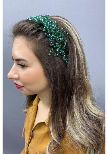 FdayAksesuar Gelin Saç Aksesuarı Kadın Asya Kristalli Gelin Saç Aksesuarı FRDY31647