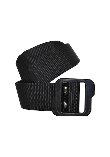 Taktikal Unisex Plastik Tokalı Siyah Tarz Bez Kemer