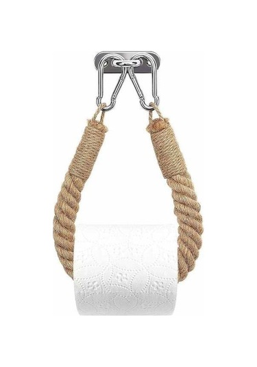 Pazly Tuvalet Kağıtlığı, Kenevir Halat Havluluk Banyo Ve Mutfak İçin Sarı Ruloluk Diğer