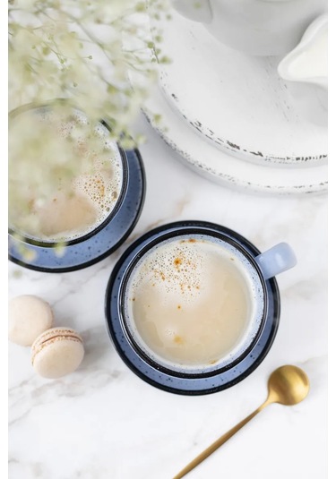 Milla Sweethome Çay Fincanları Seti, Çay Takımı 200ml 396681032 Açık Mavi