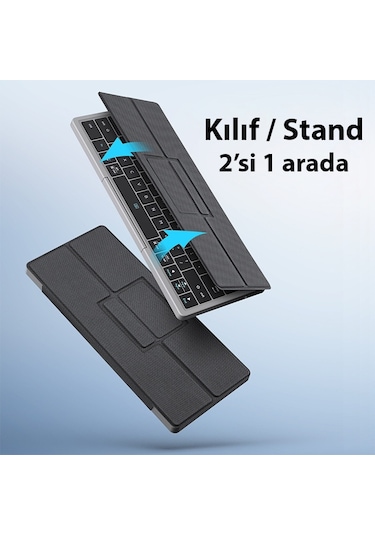 Dux Ducis Universal Ok Series Kablosuz Bluetooth Klavye Touchpad
