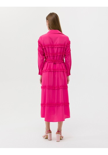 Pierre Cardin Kadın Fuşya Elbise Dokuma 50262953-vr023 Fuşya