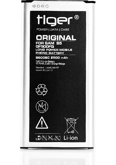 Tiger Samsung Galaxy S5 G900 Ebbg900Bbvc Batarya 2500 Mah