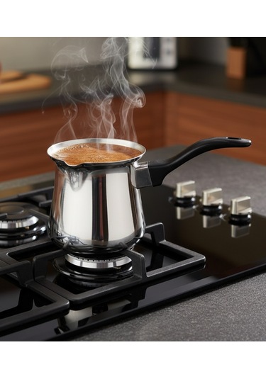 Arsel Klasik Paslanmaz Çelik Cezve No:2